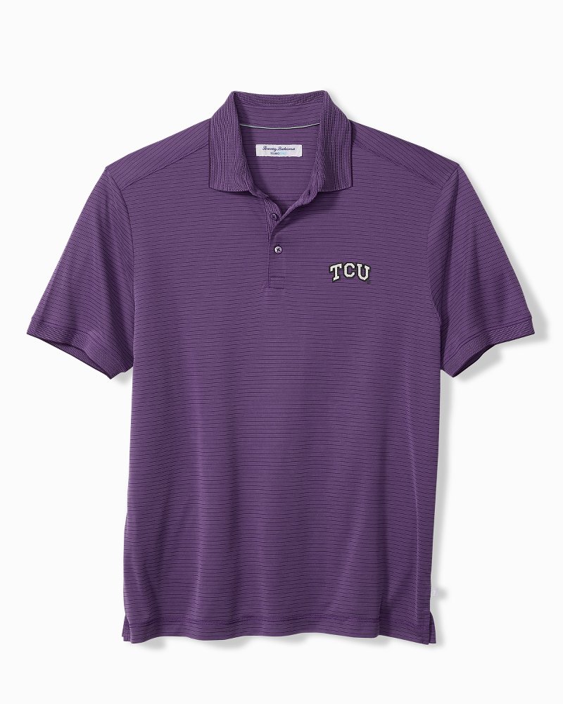 Collegiate Bay Stripe IslandZone Polo