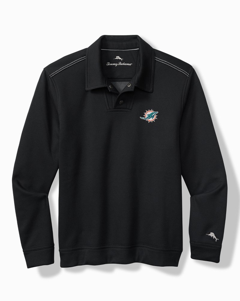 NFL Endzoner Long-Sleeve Snap Polo