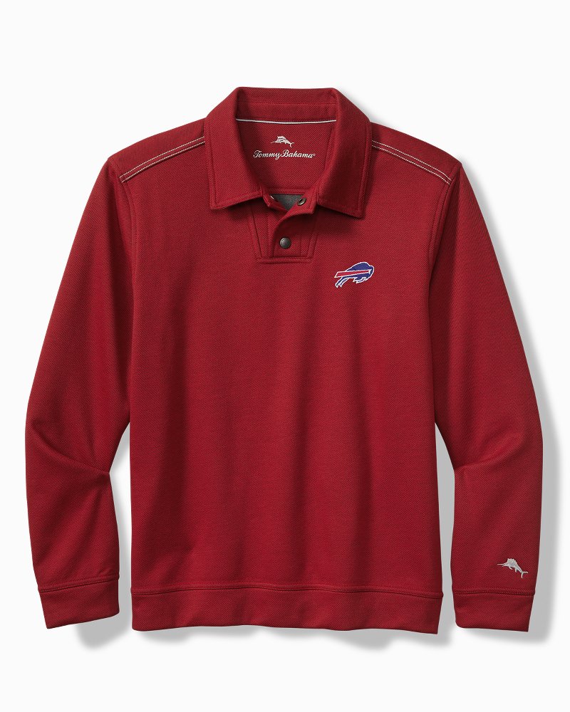 NFL Endzoner Long-Sleeve Snap Polo