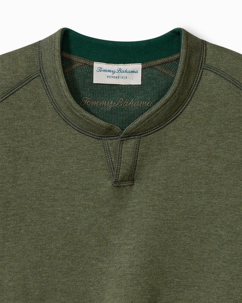 Tommy Bahama Reversible Palm Verde Mens Crewneck Size L NWT outlet 110$