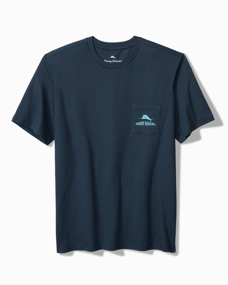 Talk Birdie to Me Graphic Pocket T Shirt