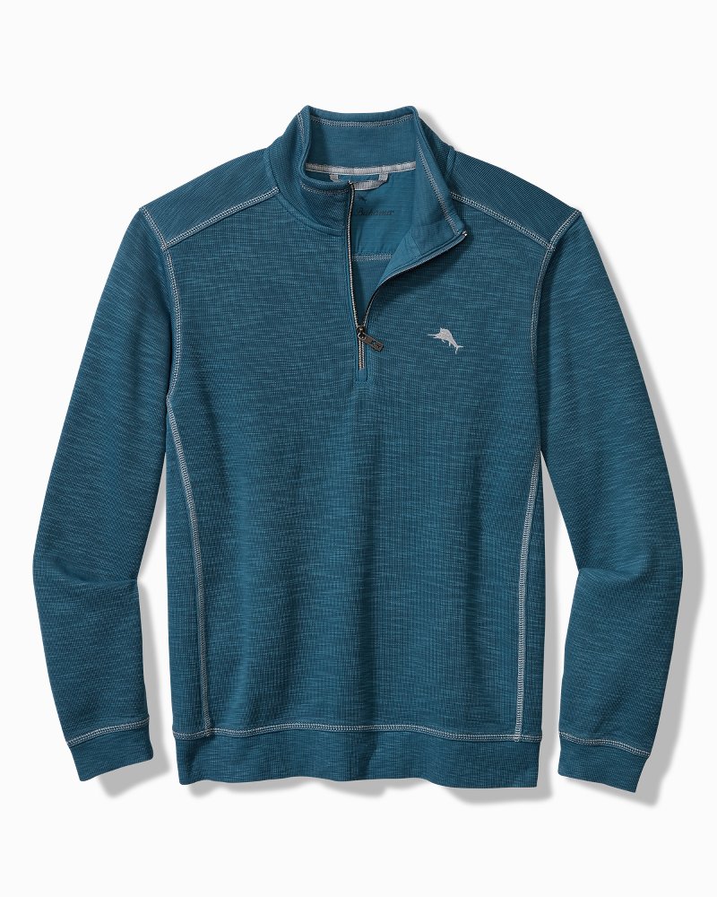 Tobago Bay Marlin Splash Half-Zip Sweatshirt