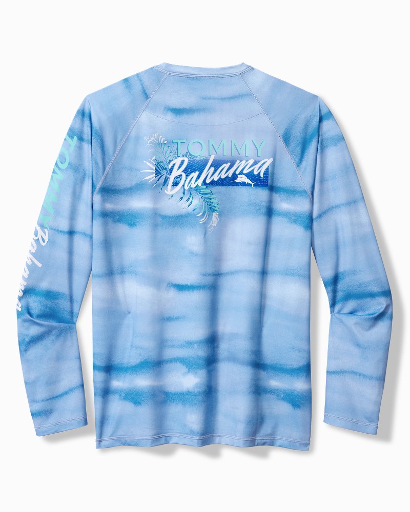 Malibu Fronds Crew IslandZone® Rash Guard