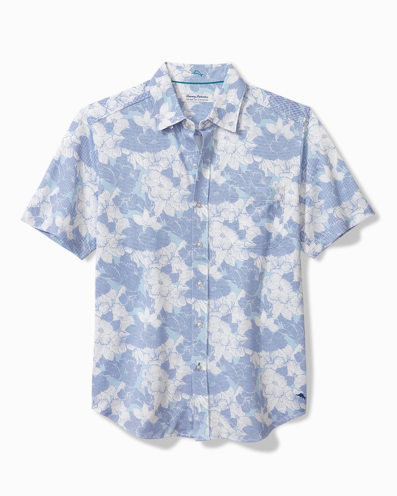 Thumbnail for San Lucio Cali Blooms Stretch Knit Shirt