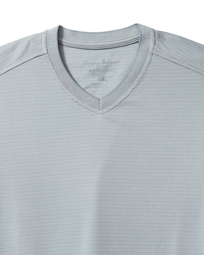 Bay Stripe V-Neck IslandZone T-Shirt