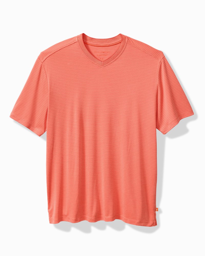 Bay Stripe V-Neck IslandZone® T-Shirt