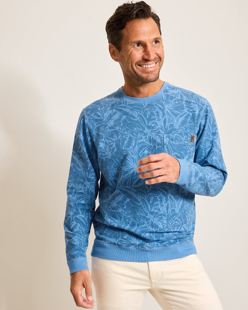 Ben & Terry Twilight Palms Crew Sweatshirt