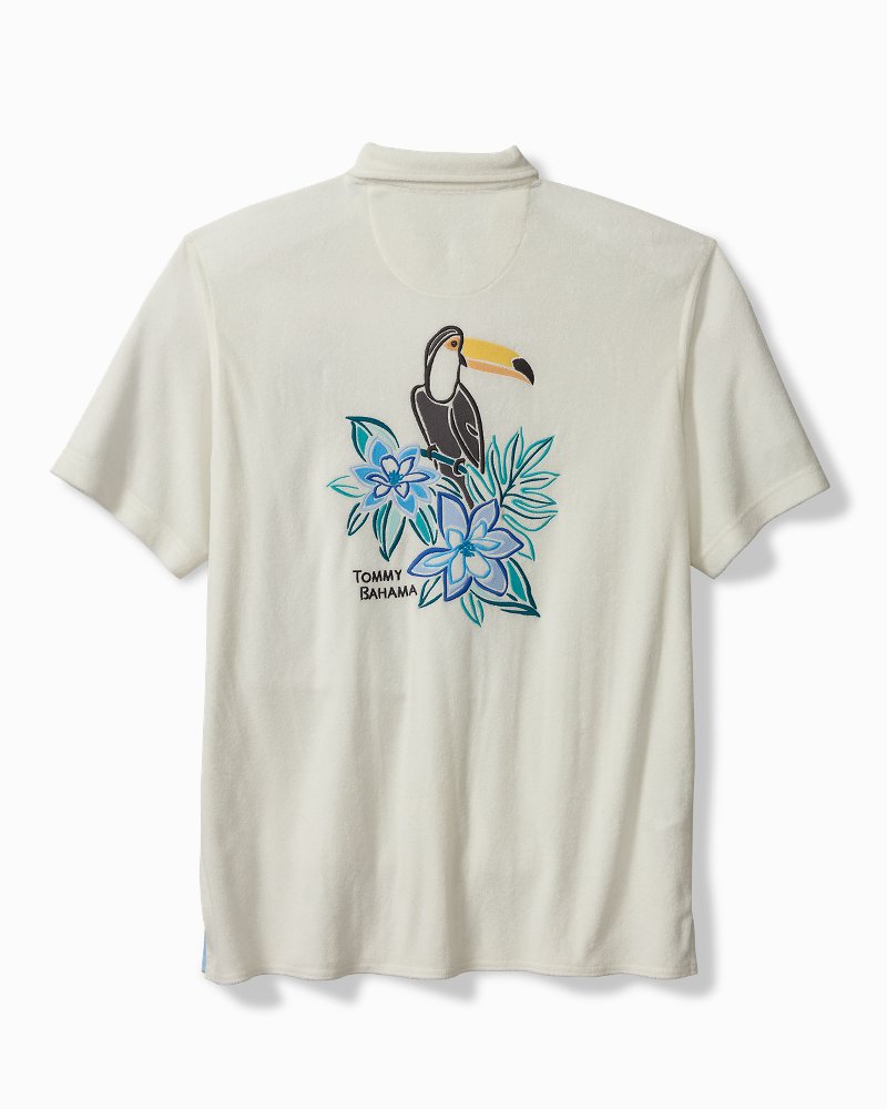 Poolside Toucan Terry Camp Shirt
