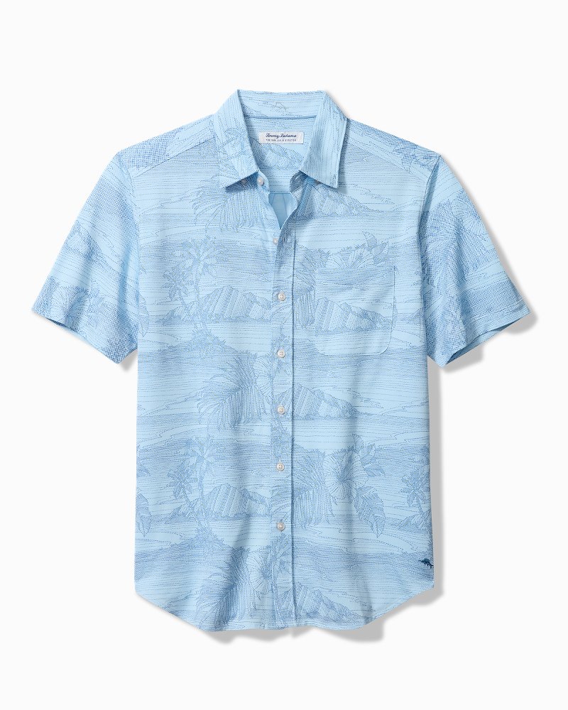 San Lucio Corsica Coast Stretch Knit Shirt