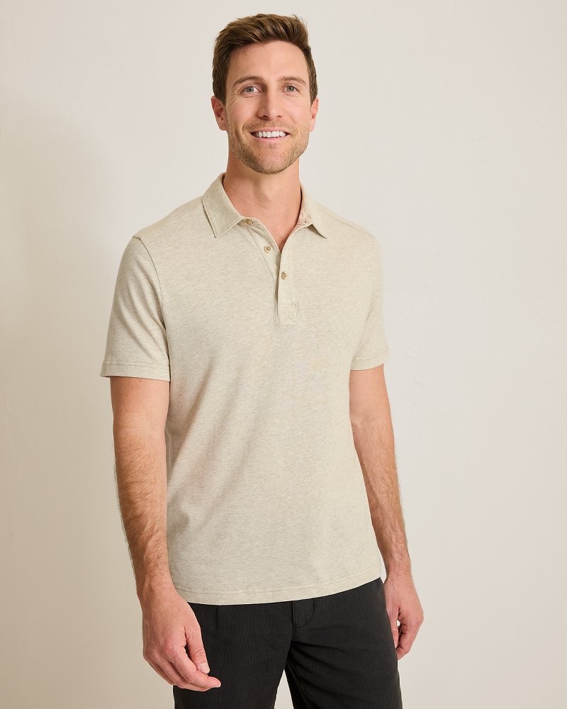 Laurito Beach Linen-Blend Polo