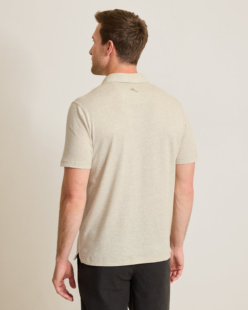 Thumbnail for Laurito Beach Linen-Blend Polo