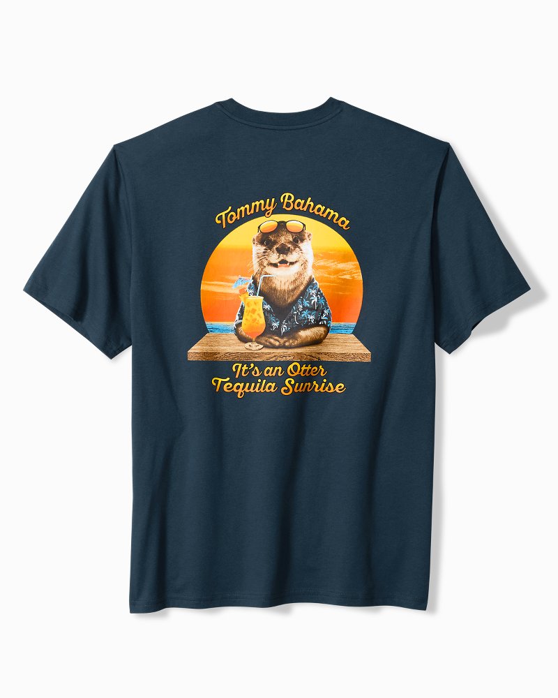 Otter Tequila Sunrise Graphic T-Shirt