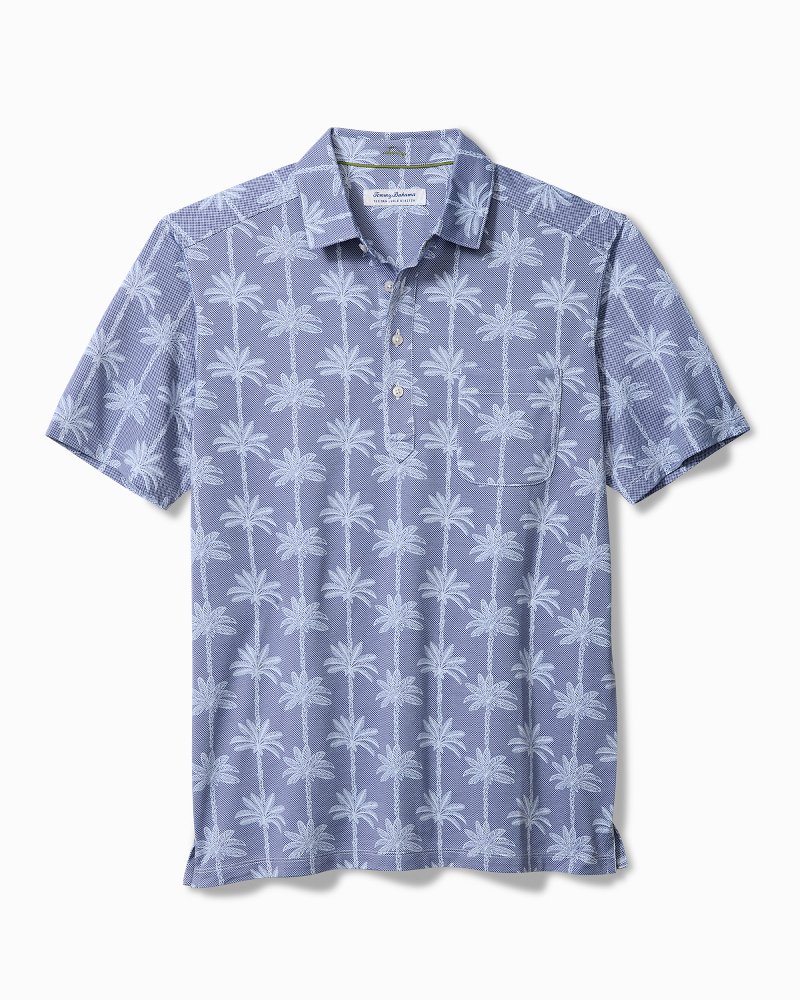 San Lucio Palm Lane Stretch Knit Polo