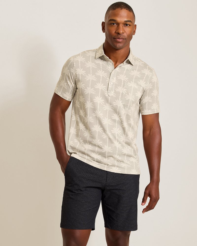 San Lucio Palm Lane Stretch Knit Polo
