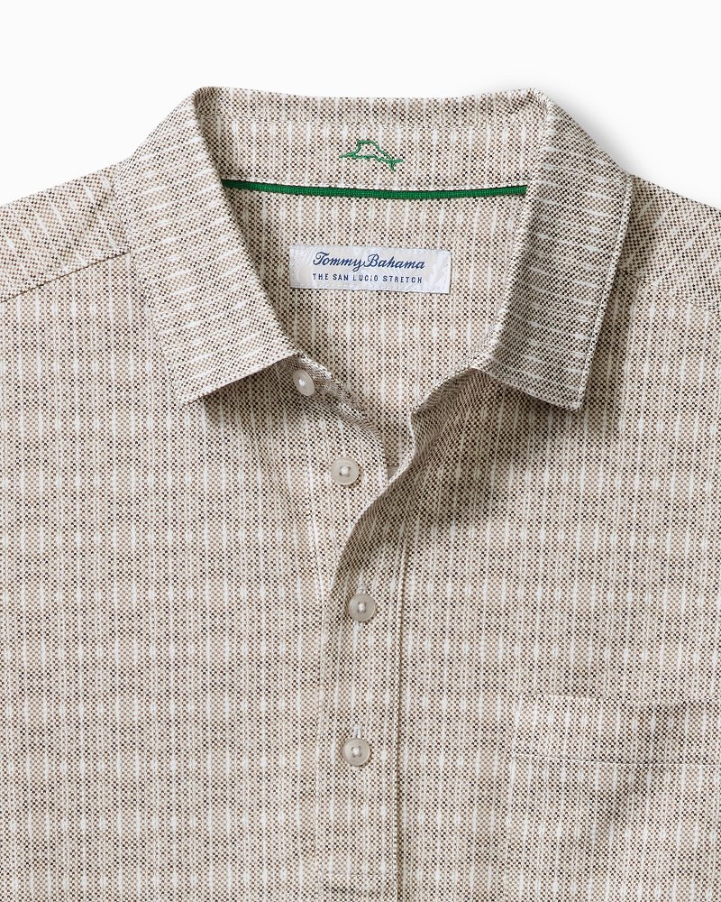 San Lucio Shibori Splash Stretch Knit Polo