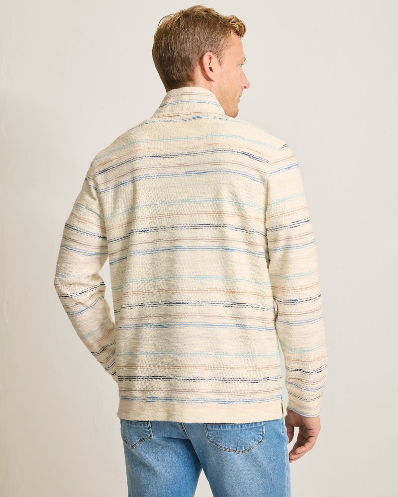 Thumbnail for Minori Sands Button-Mock Sweatshirt