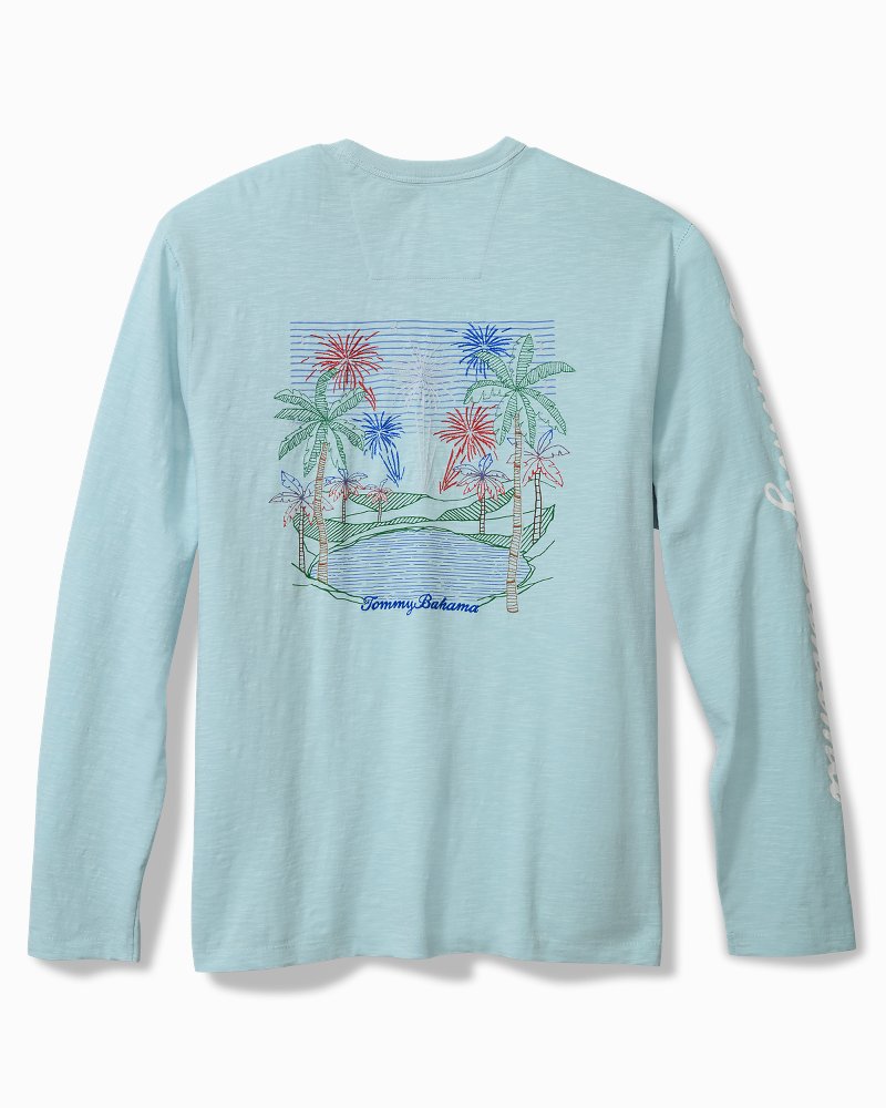 Red, White & Bloom Long-Sleeve Lux T-Shirt