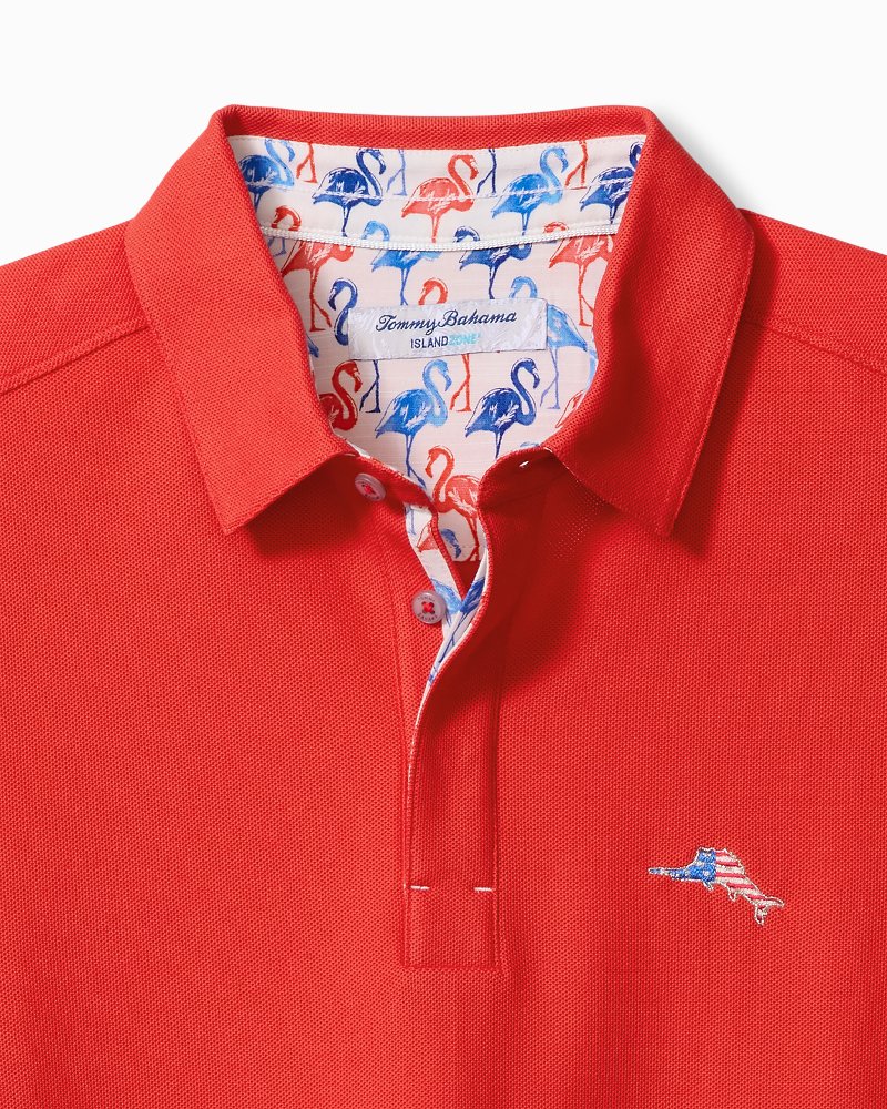 Flamingo Mingle Five O'Clock IslandZone® Polo