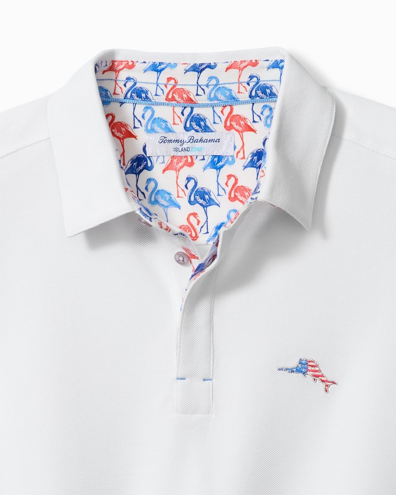 Flamingo Mingle Five O'Clock IslandZone® Polo
