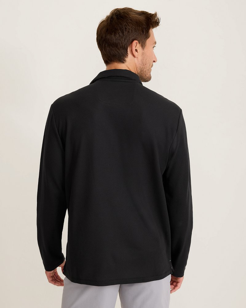 Vintage Vines Five O'Clock Long-Sleeve IslandZone Polo