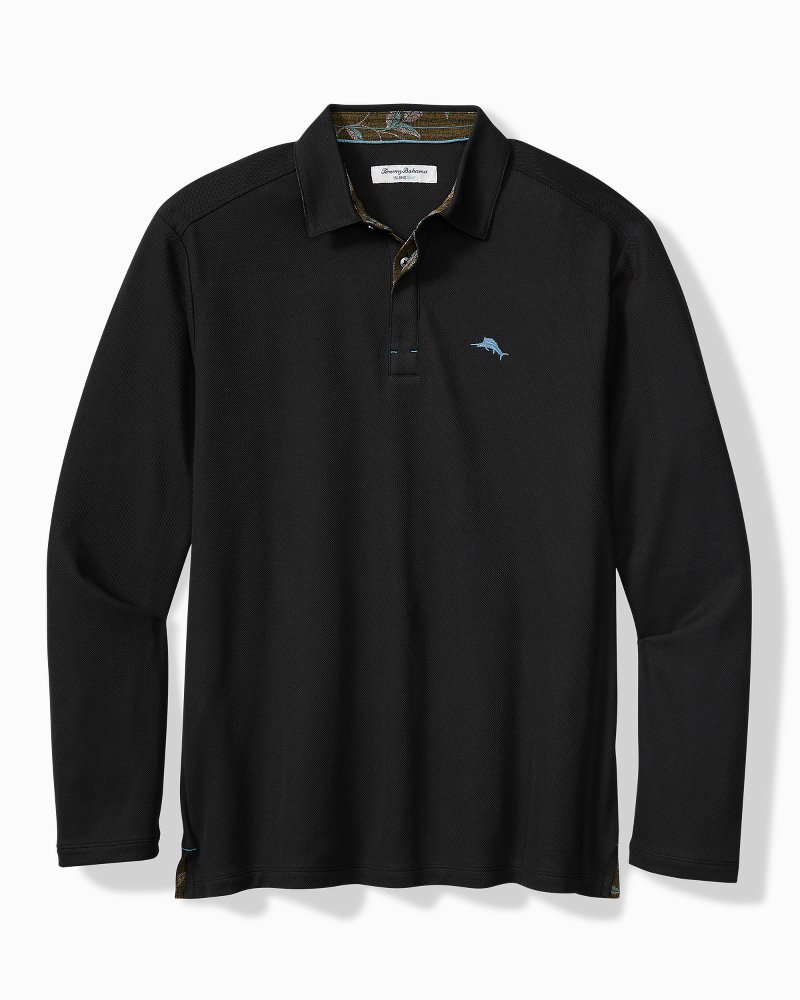 Vintage Vines Five O'Clock Long-Sleeve IslandZone Polo