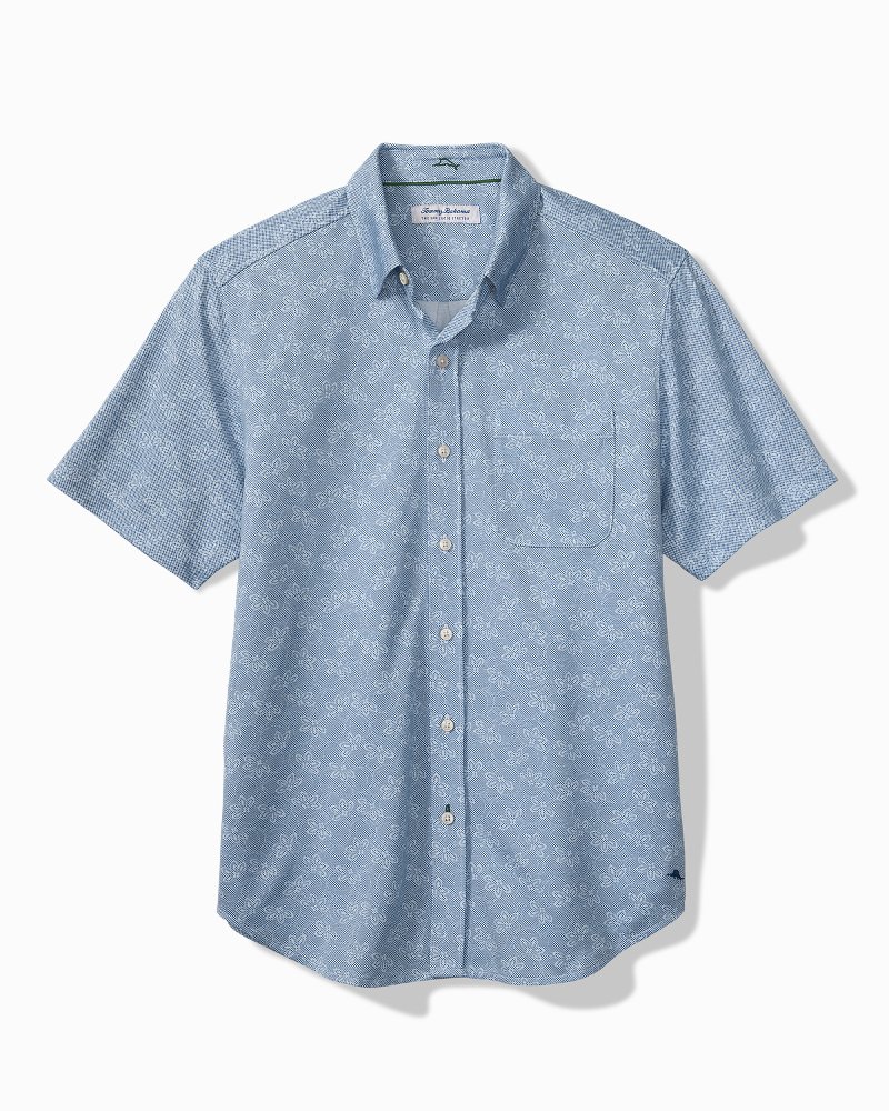 San Lucio Lotus Stretch Knit Shirt