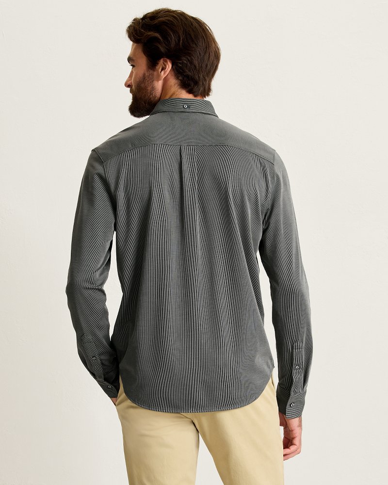 San Lucio Sol Stripe Stretch Knit Shirt