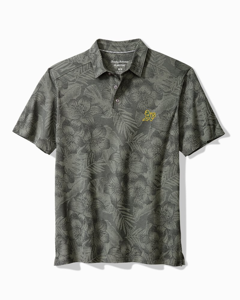 MLB Palm Fresco Hibiscus IslandZone Polo