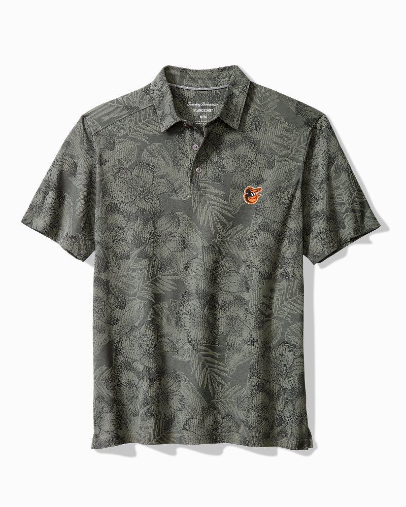 MLB Palm Fresco Hibiscus IslandZone Polo