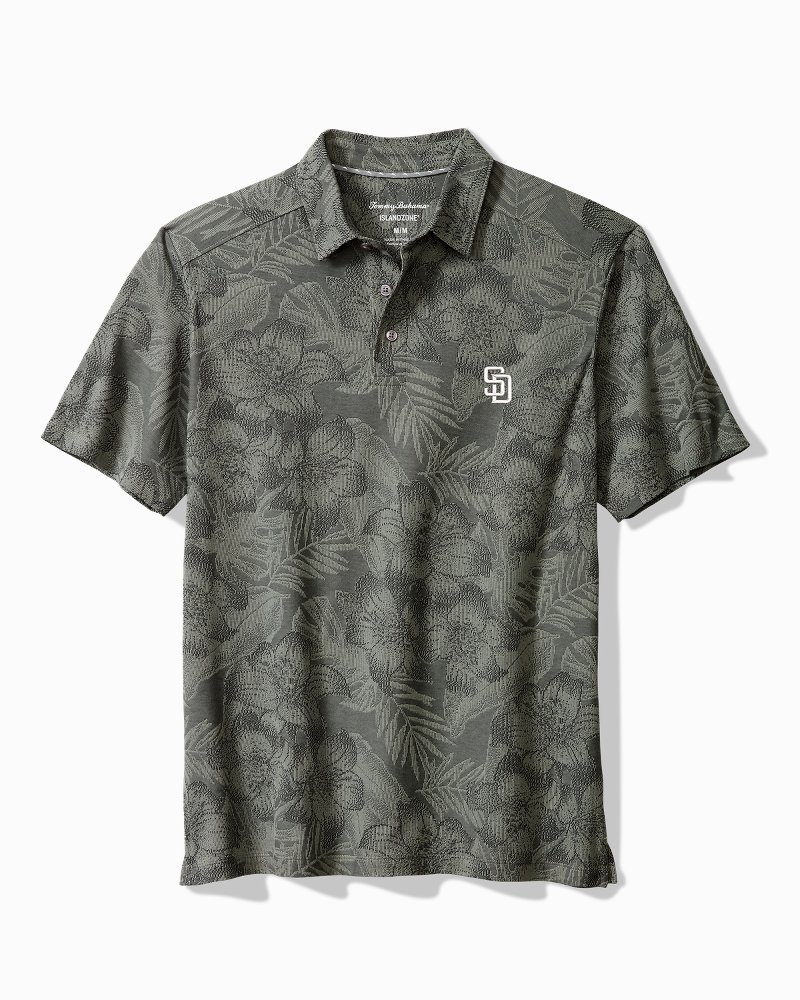 MLB Palm Fresco Hibiscus IslandZone Polo