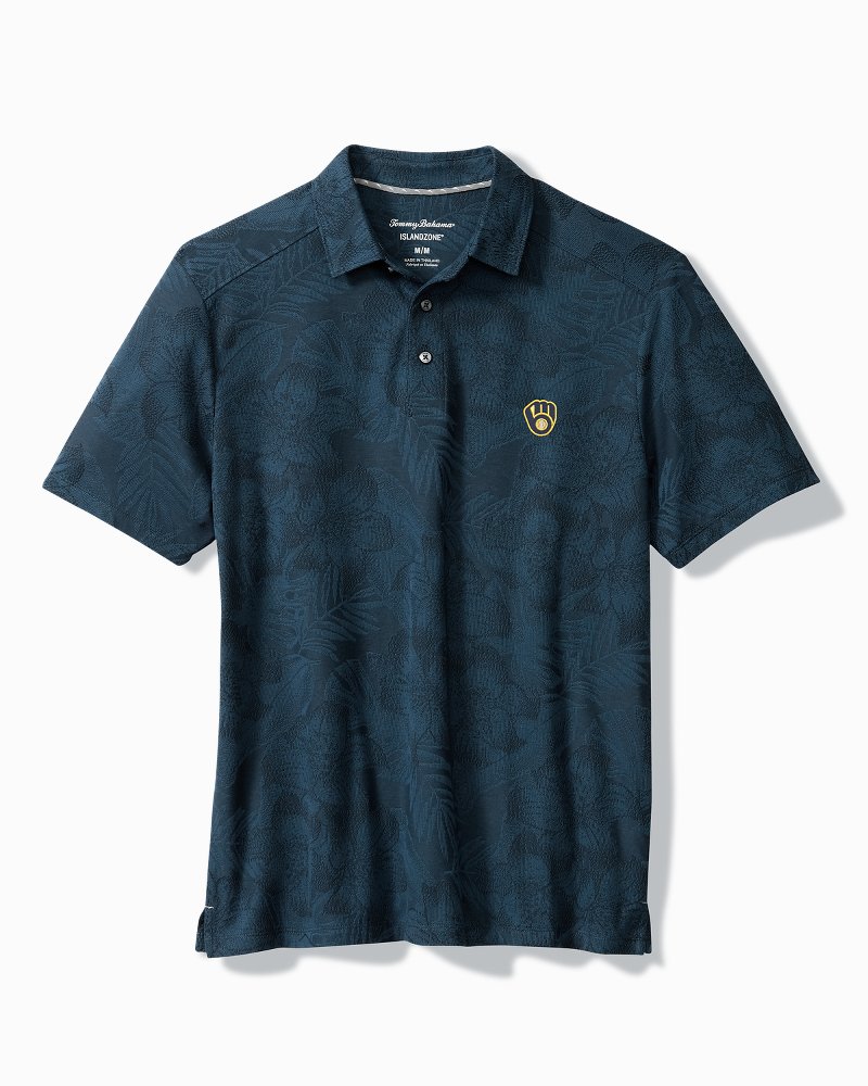 MLB Palm Fresco Hibiscus IslandZone Polo