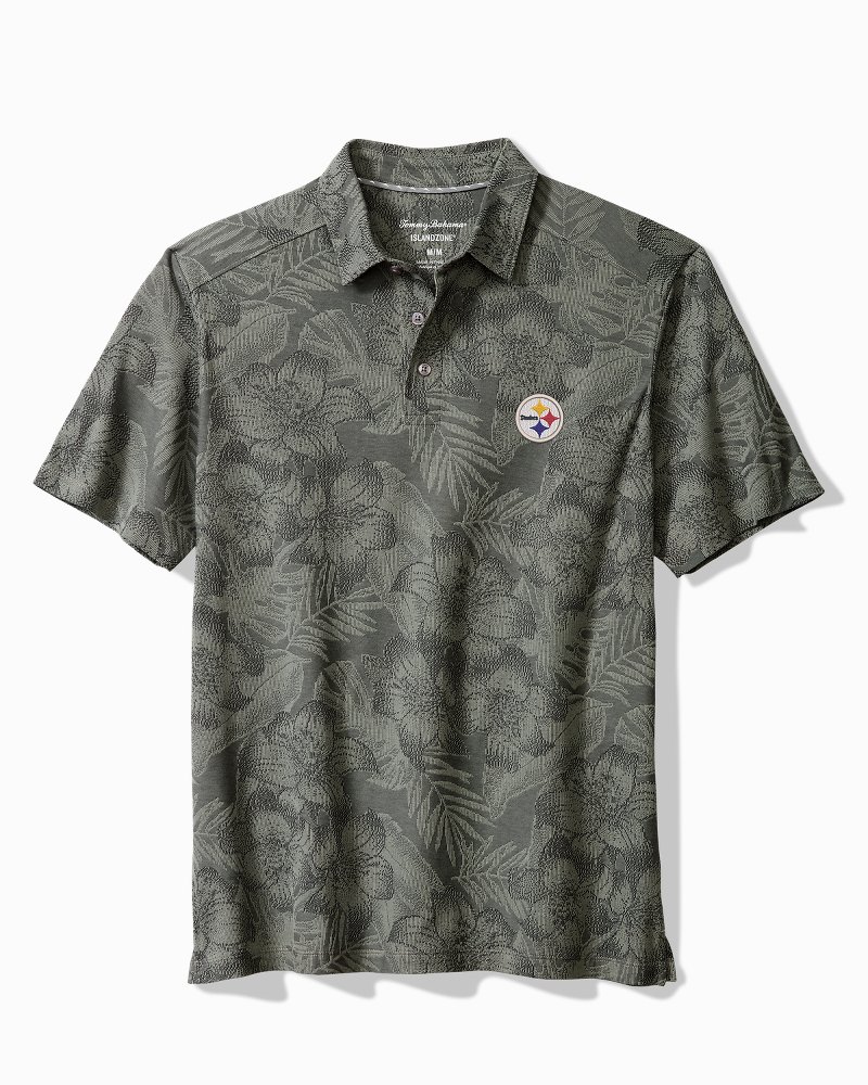 NFL Palm Fresco Hibiscus IslandZone Polo