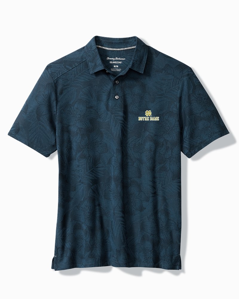 Collegiate Palm Fresco Hibiscus IslandZone Polo