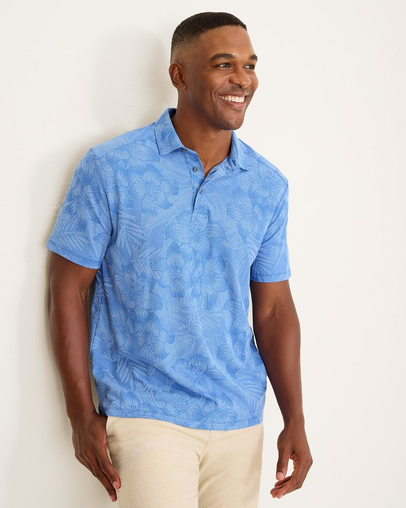 Palm Fresco Hibiscus IslandZone Polo