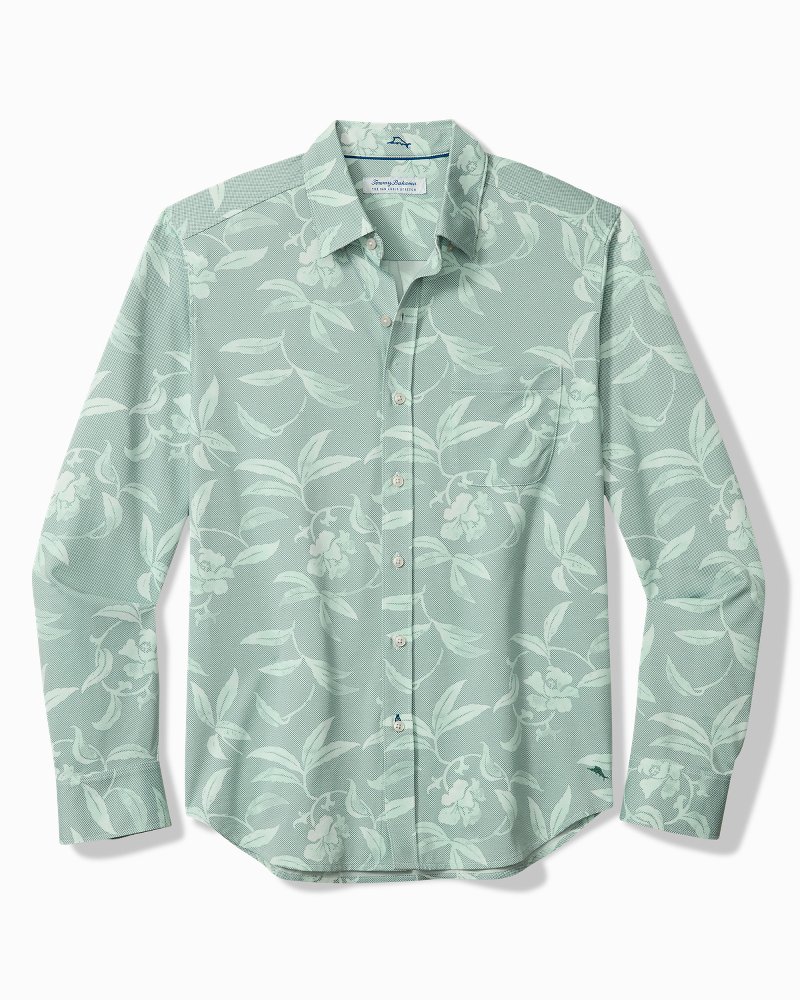 San Lucio Gardenia Stretch Knit Shirt