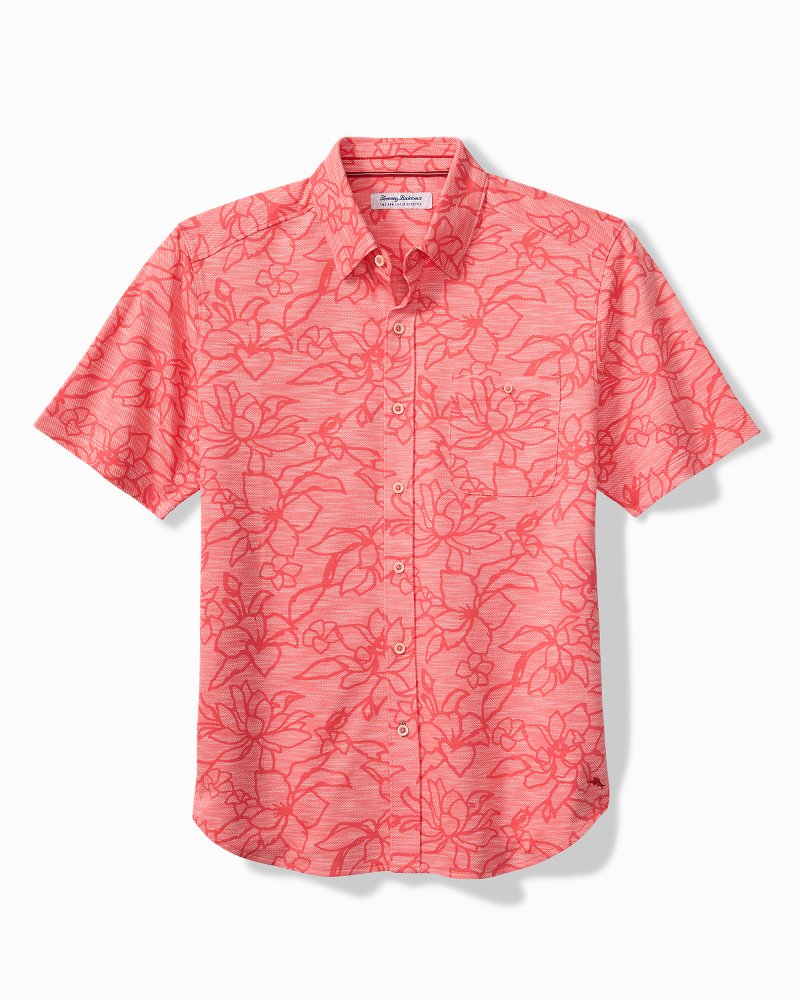 San Lucio Tides Flora Stretch Knit Shirt