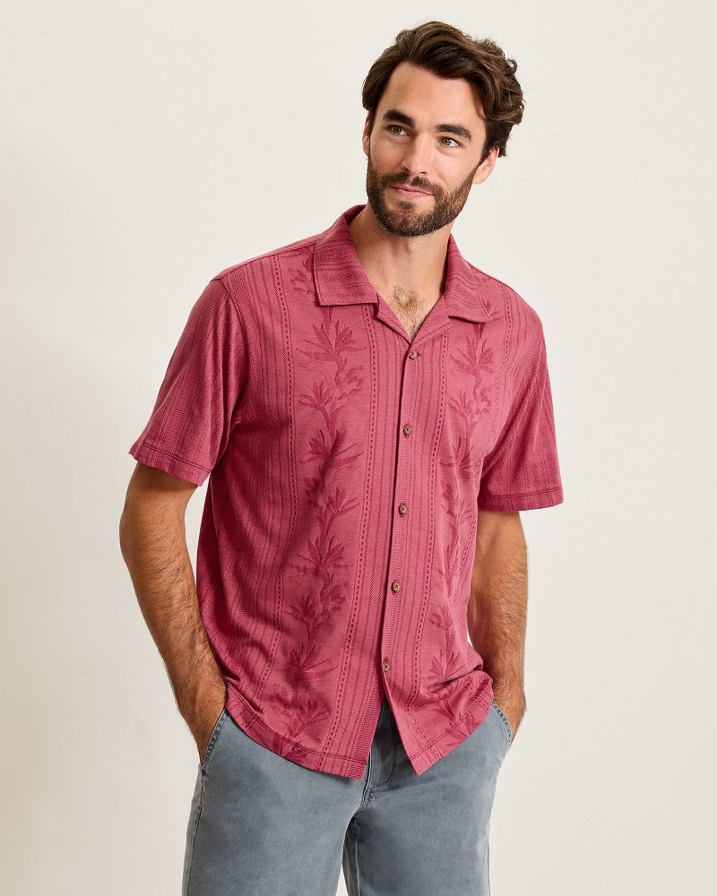 Palm Fresco Beach Border IslandZone® Camp Shirt