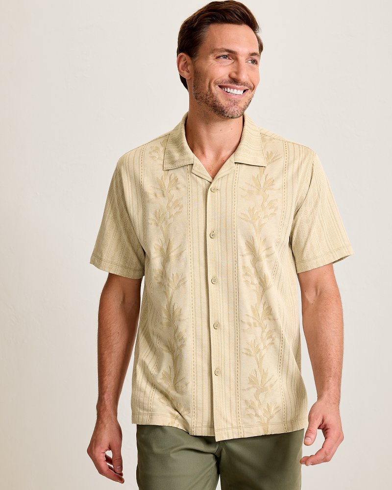 Palm Fresco Beach Border IslandZone® Camp Shirt