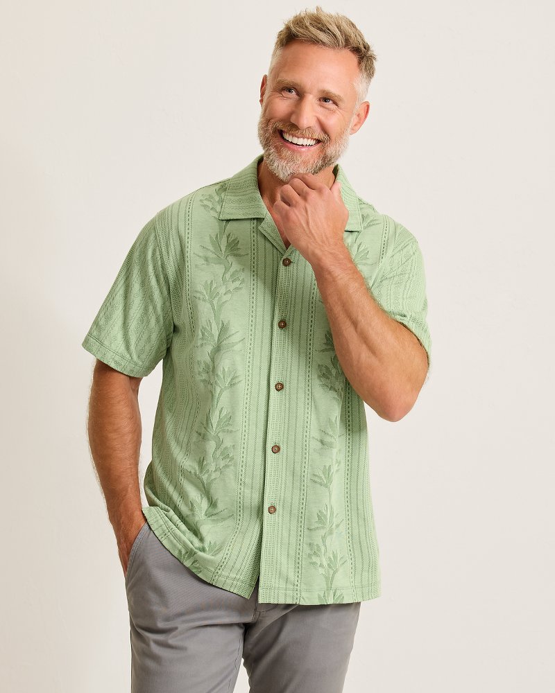 Palm Fresco Beach Border IslandZone® Camp Shirt