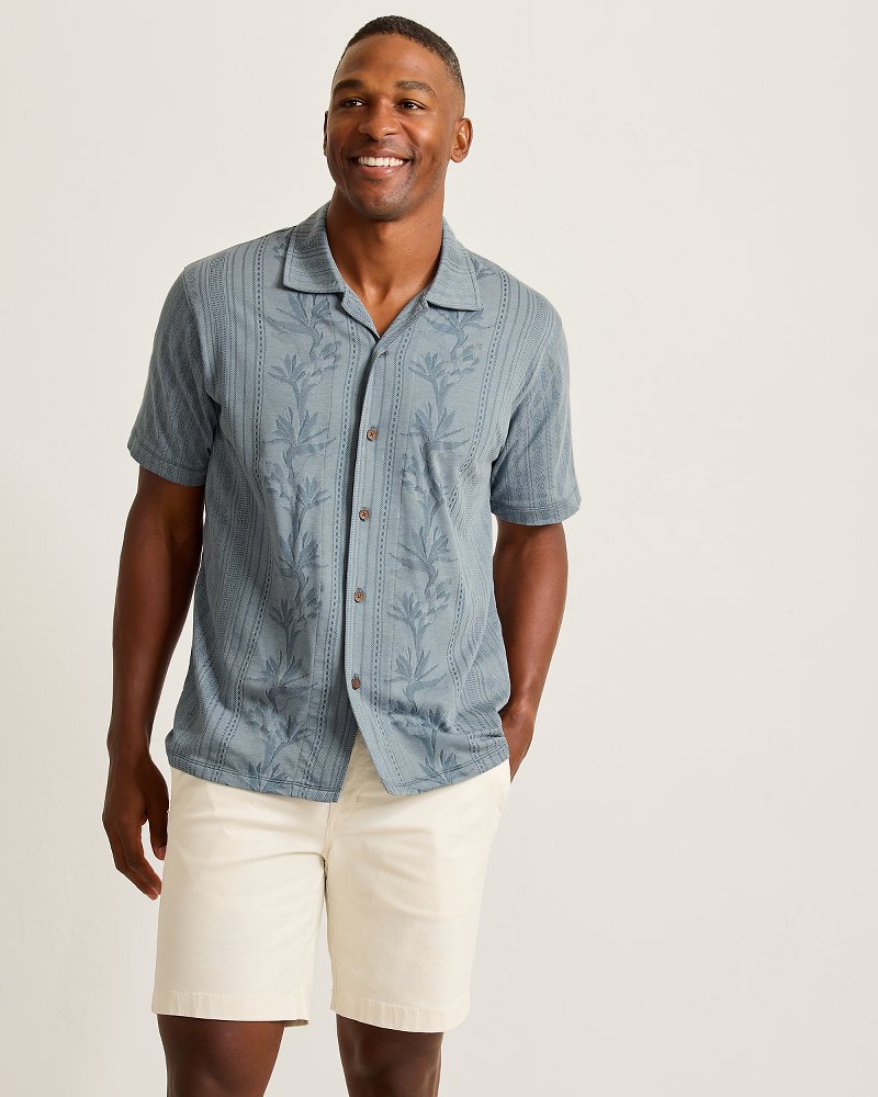 Palm Fresco Beach Border IslandZone® Camp Shirt