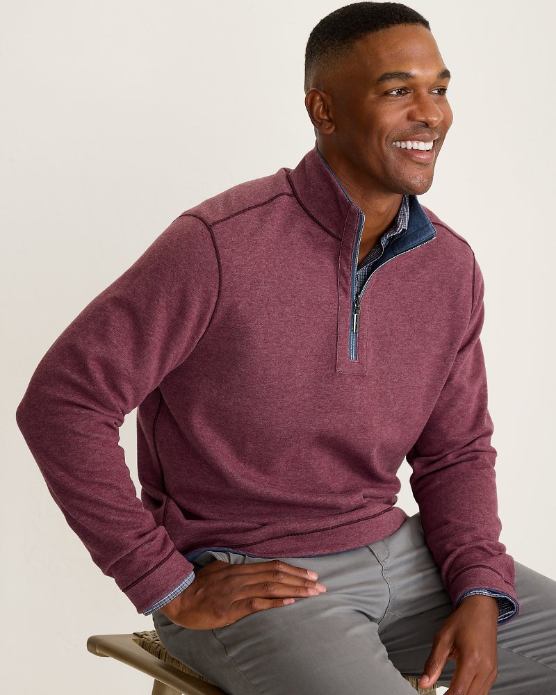 Flipview Reversible Half-Zip Sweatshirt