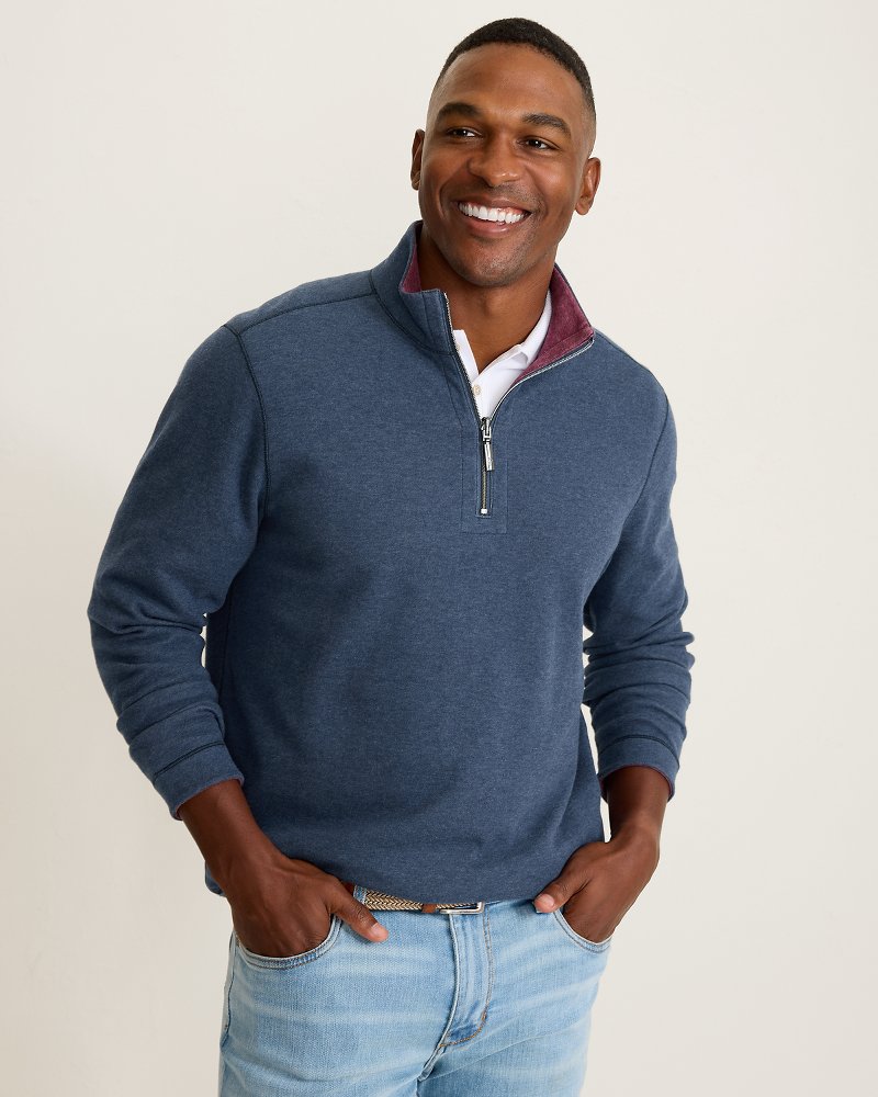 Flipview Reversible Half-Zip Sweatshirt