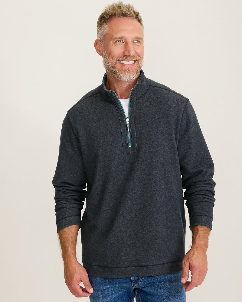 Flipview Reversible Half-Zip Sweatshirt