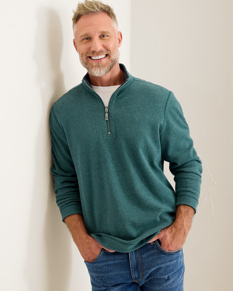 Flipview Reversible Half-Zip Sweatshirt