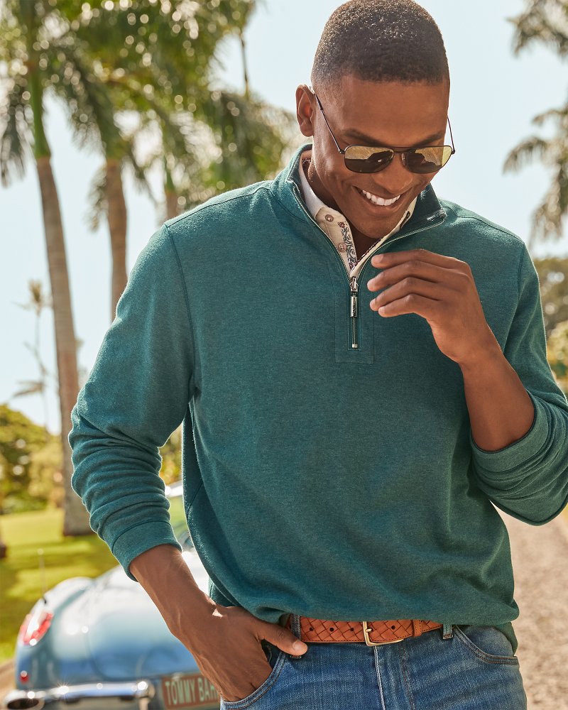 Flipview Reversible Half-Zip Sweatshirt