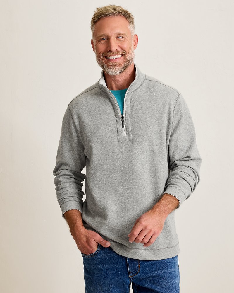 Flipview Reversible Half-Zip Sweatshirt