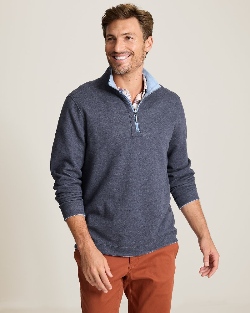 Flipview Reversible Half-Zip Sweatshirt