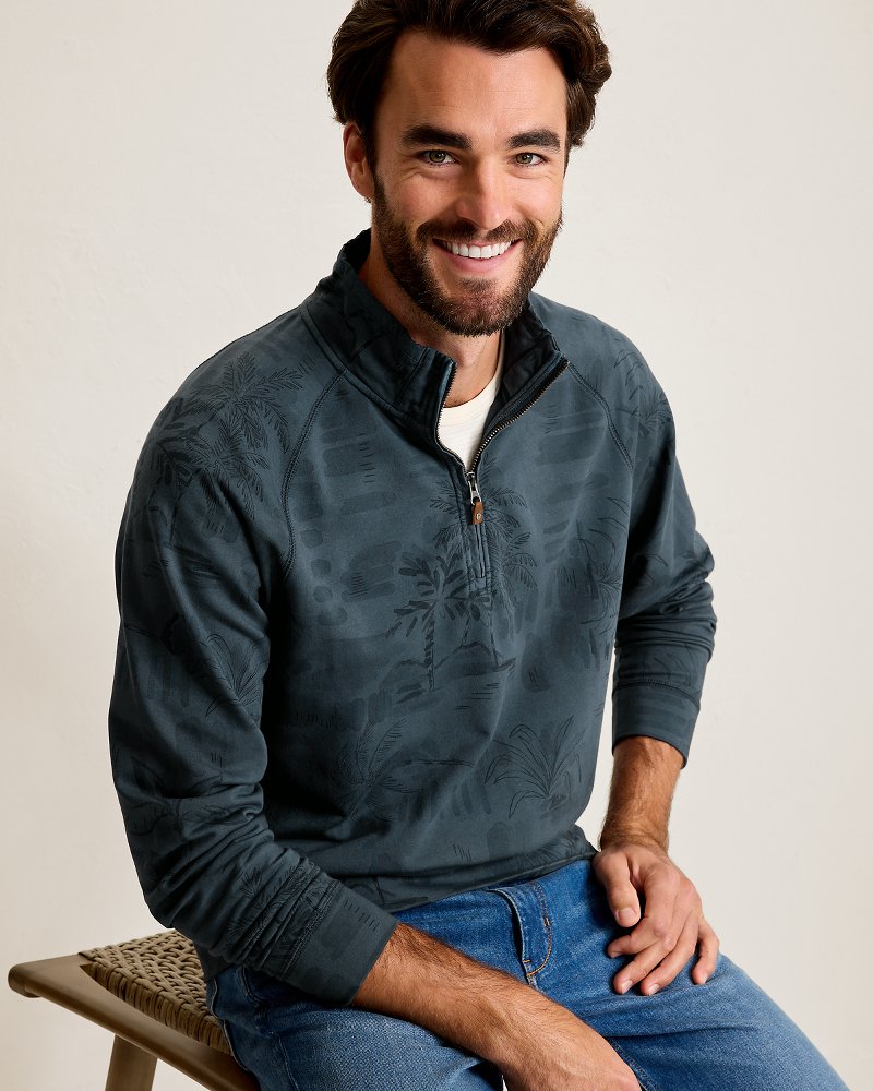 Ben & Terry Midnight Shade Half-Zip Sweatshirt