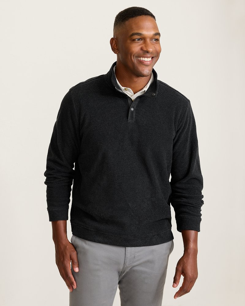 Sea Brook Snap Mock-Neck Pullover