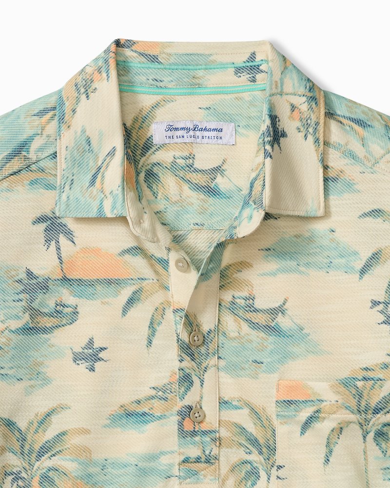 San Lucio Tides Mirage Stretch Knit Polo